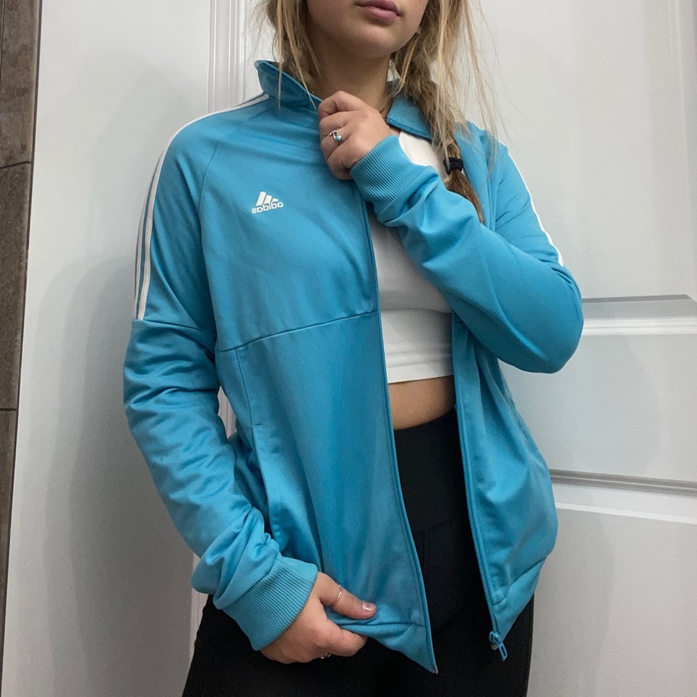 ADIDAS ZIP UP SWEATSHIRT
